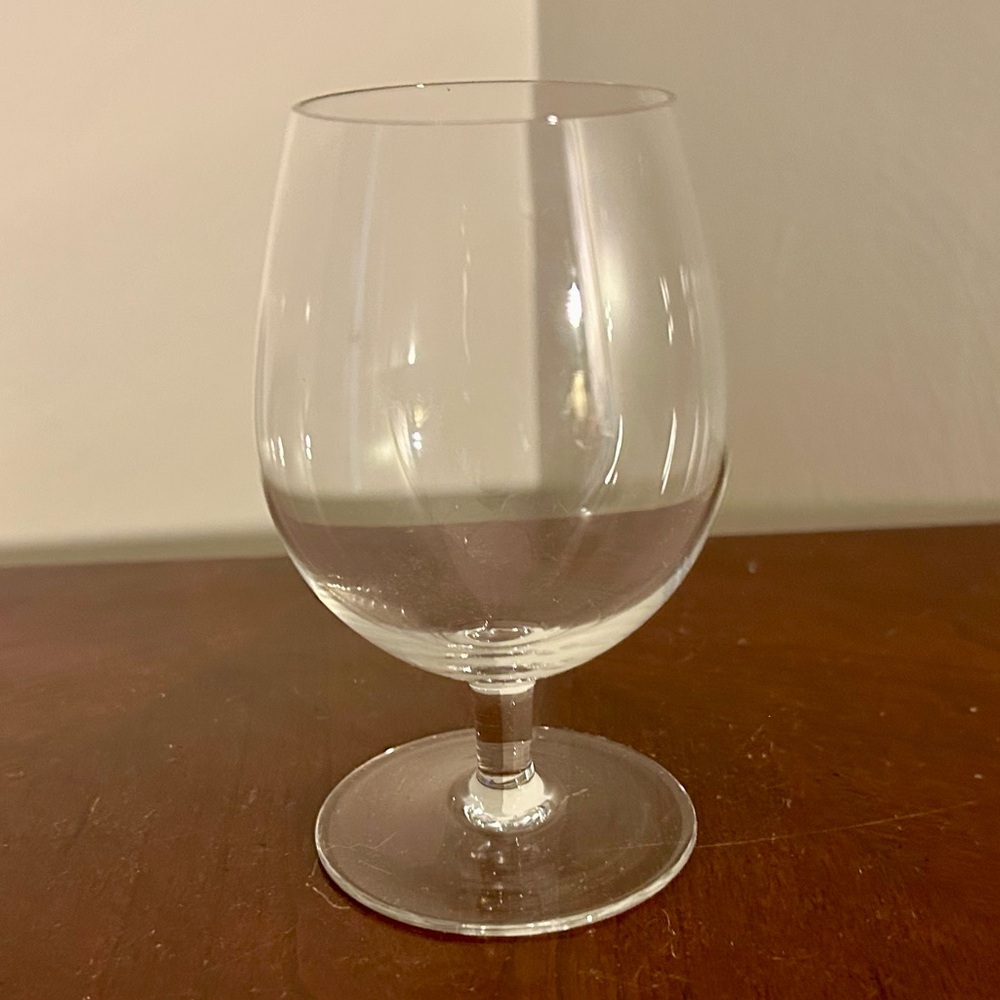 Vintage Clear Cognac/Brandy Snifter Glass 4.5” Tall